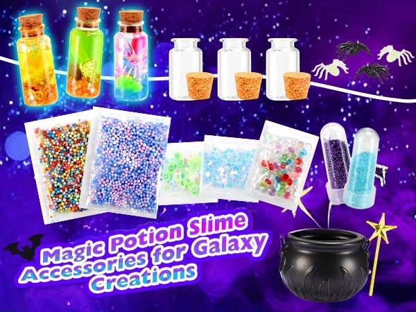 Atopdream Gamyklos laboratorijos gleivių kūrimo rinkinys: „Slime Galaxy Magic System“ pasidaryk pats