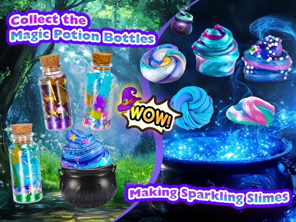 Atopdream Gamyklos laboratorijos gleivių kūrimo rinkinys: „Slime Galaxy Magic System“ pasidaryk pats