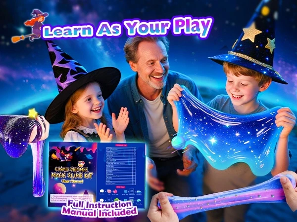 Atopdream Gamyklos laboratorijos gleivių kūrimo rinkinys: „Slime Galaxy Magic System“ pasidaryk pats