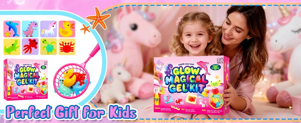 Atopdream „Magic Glow in the Dark“ „pasidaryk pats“ kūrybinis žaislas vaikams
