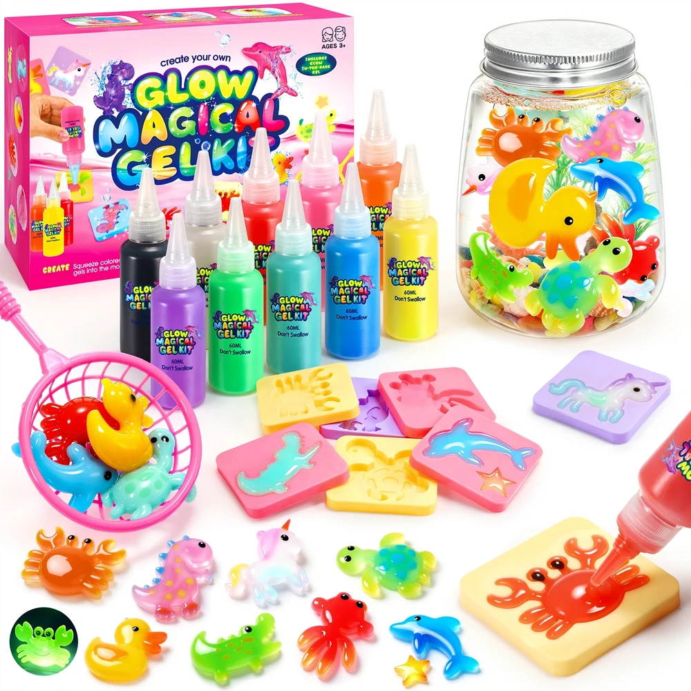 Atopdream „Magic Glow in the Dark“ „pasidaryk pats“ kūrybinis žaislas vaikams