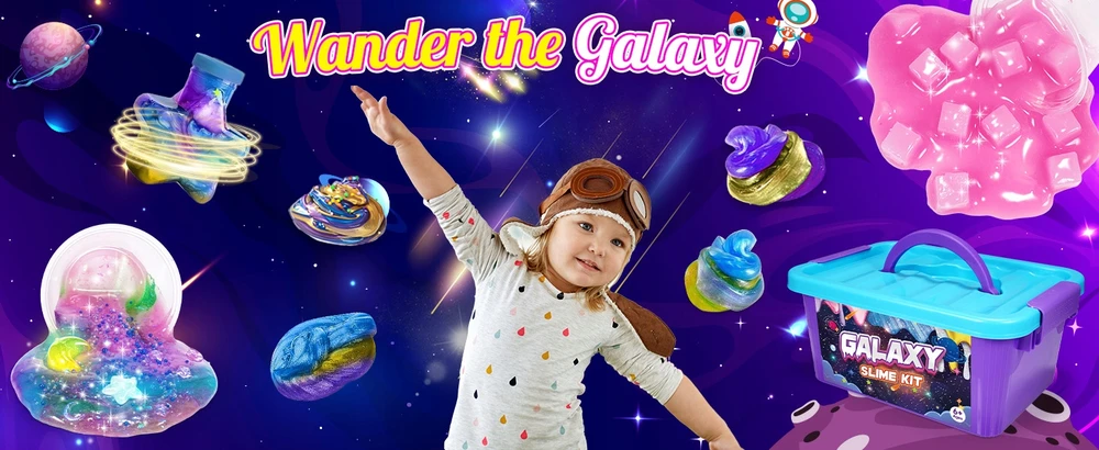 ATOPDREAM „Slime Galaxy Magic System“ pasidaryk pats, kaliosios jutimo medžiagos, šaunūs žaislai