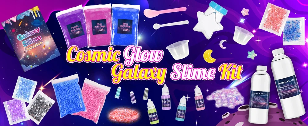 ATOPDREAM „Slime Galaxy Magic System“ pasidaryk pats, kaliosios jutimo medžiagos, šaunūs žaislai