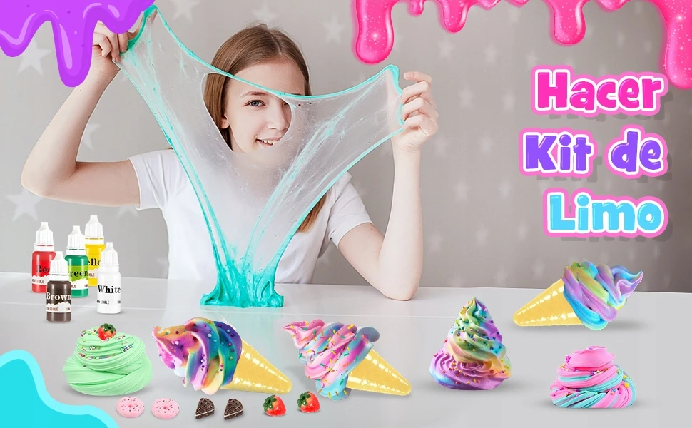 ATOPDREAM Slime ledai, kaliosios jutiminės medžiagos, šaunūs žaislai vaikams