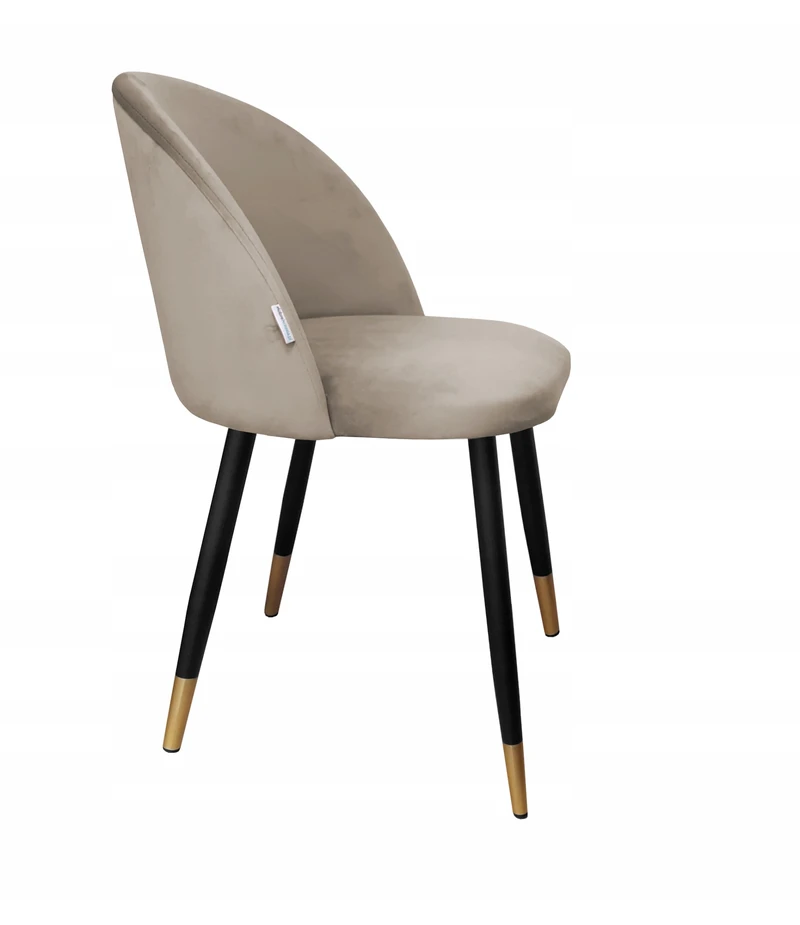 Atos Colin kėdė, juoda/auksinė koja MG09, stilinga ir elegantiška