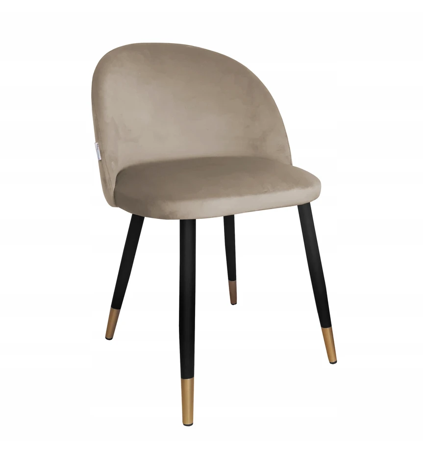 Atos Colin kėdė, juoda/auksinė koja MG09, stilinga ir elegantiška