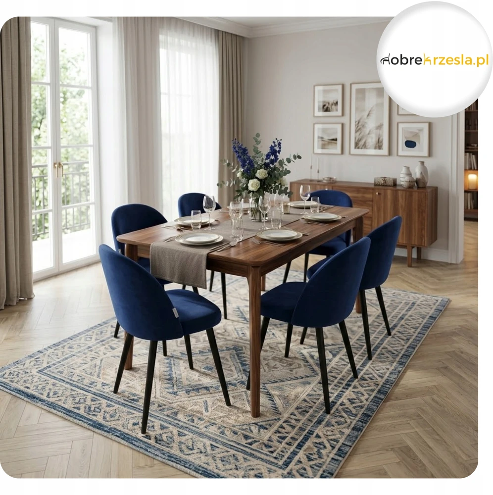 Atos Colin Veliūrinė kėdė Juoda Koja MG16 Minkštas Elegant Design 1 vnt