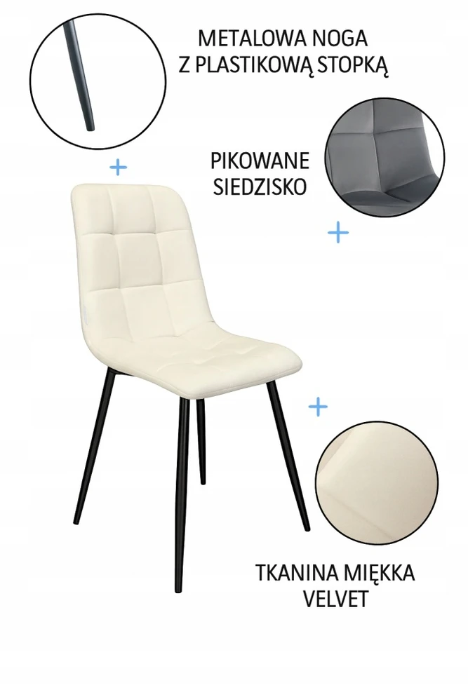 Atos FOX kėdė su siūlėmis, juoda koja MG50