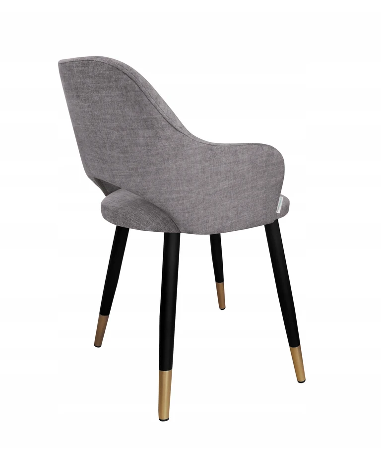 Atos Milano kėdė, juoda/auksinė koja, Vogue 15, elegantiškas dizainas