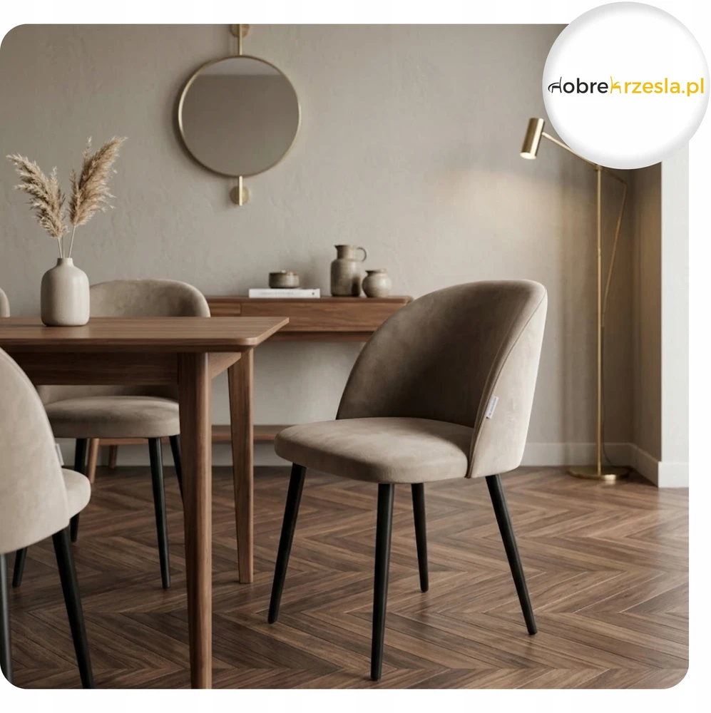Atos Minkšta svetainės valgomojo kėdė Colin Leg Juodas MG09 Elegant