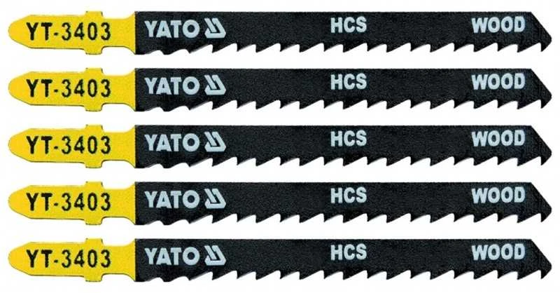 Yato Toya Sa Poland Pjūkliukas siaurapjūkliui 5vnt. 6TPI / 4mm (medis) (YT-3403)