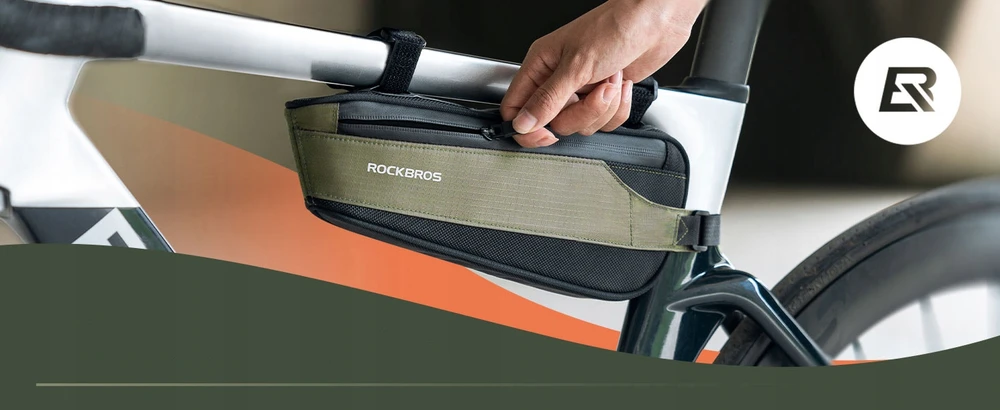 Atspindinti dviračio rėmo tašė Rockbros, 1.4l, vandeniui atspari