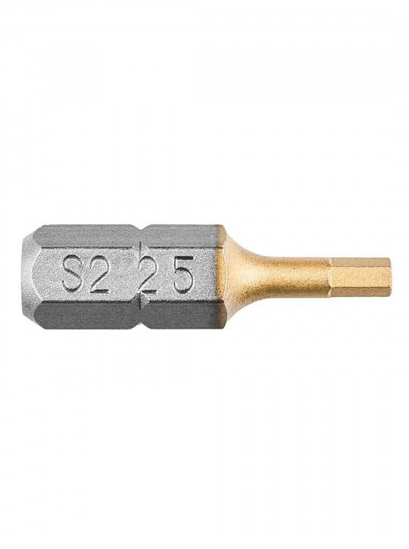 Atsuktuvas kryžminis GRAPHITE HEX2.5 25mm 1/4" 2vnt.