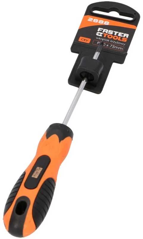 Atsuktuvas kryžminis PH CrV Faster Tools PH0 x 75