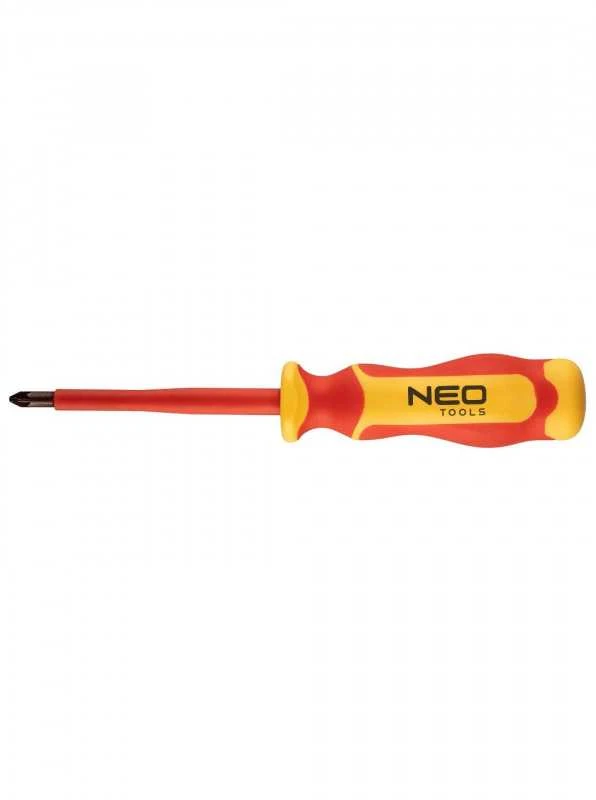 Atsuktuvas NEO 1000V PZ2x6x100, S2 plienas, VDE