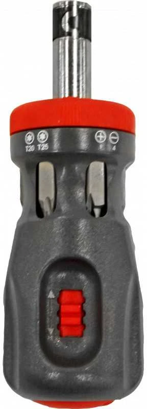 Atsuktuvas Proline Trumpas 1/4" su reversu, 6 antgaliai