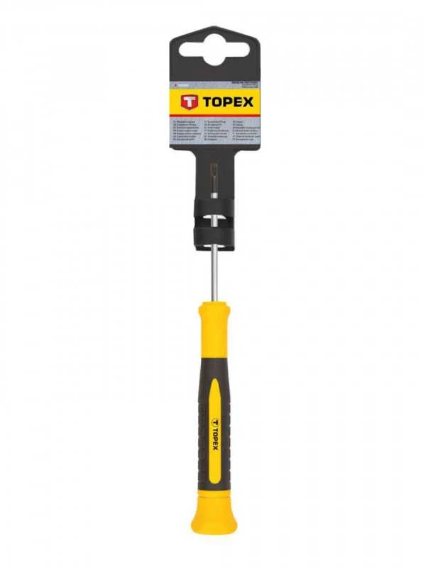 Atsuktuvas TOPEX 3x50mm su besisukančiu dangteliu