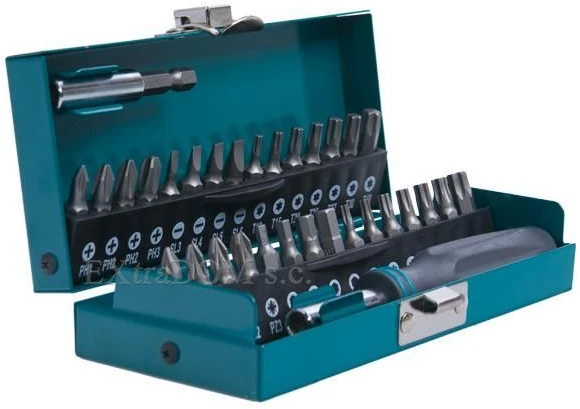 Atsuktuvų rinkinys su antgaliais Wolfcraft 1386000 - 30 vnt