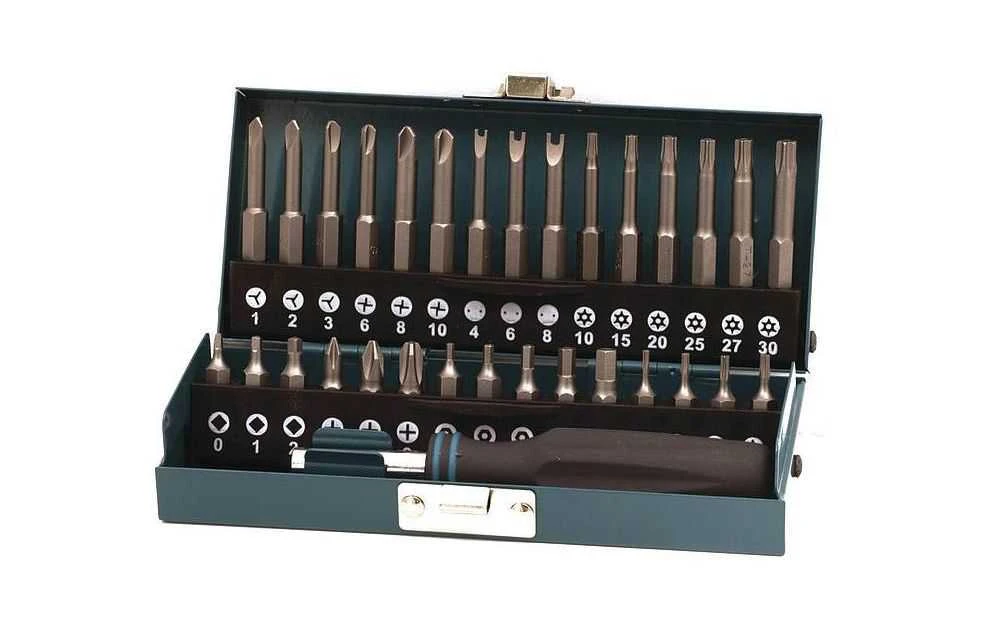 Atsuktuvų rinkinys su antgaliais Wolfcraft 1386000 - 30 vnt