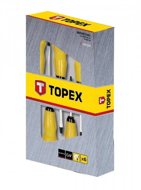 Atsuktuvai Topex 39D504, 6 vnt.