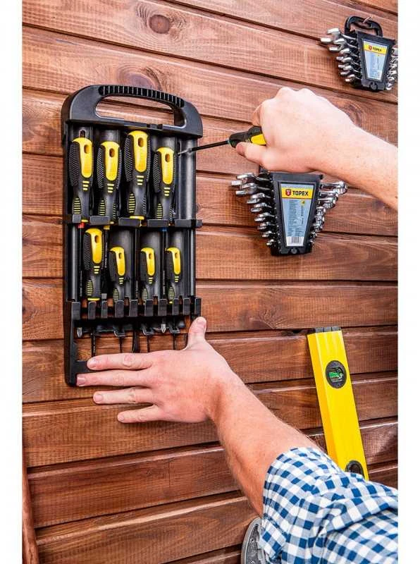 Atsuktuvų rinkinys TOPEX Torx 9 vnt. su magnetiniu antgaliu