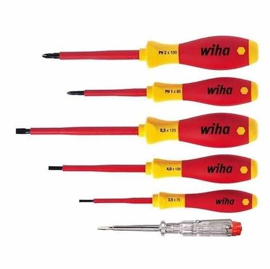 Atsuktuvų elektrikui rinkinys WIHA SoftFinish Phillips (6 vnt.)