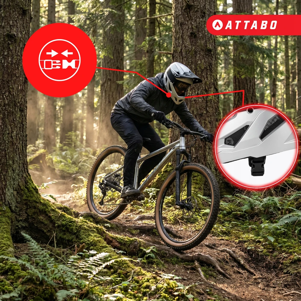 ATTABO State 1.0 viso veido dviratininko šalmas, sidabrinis, Dviračių sportui ATŠSpindinčiam SIDĖLIUI