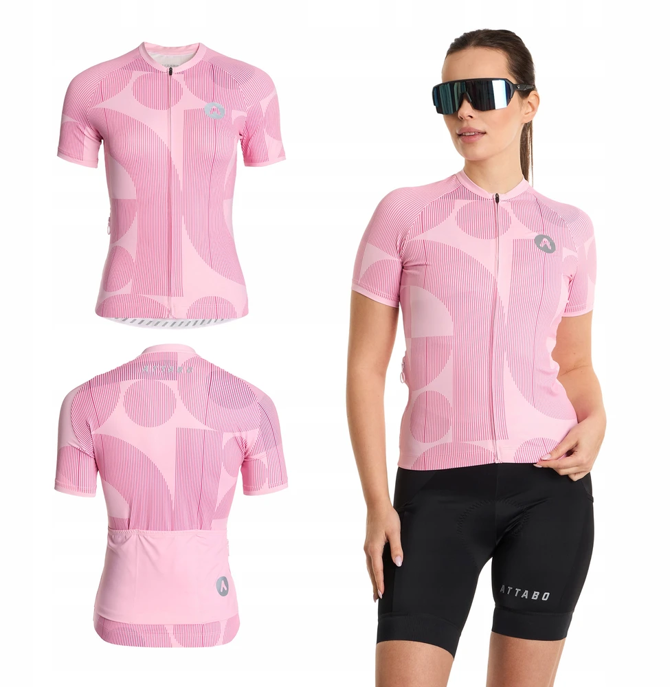 Attabo VITES WMNS dviračių marškinėliai, ilgas užtrauktukas M CYCLING FOR CYCLING
