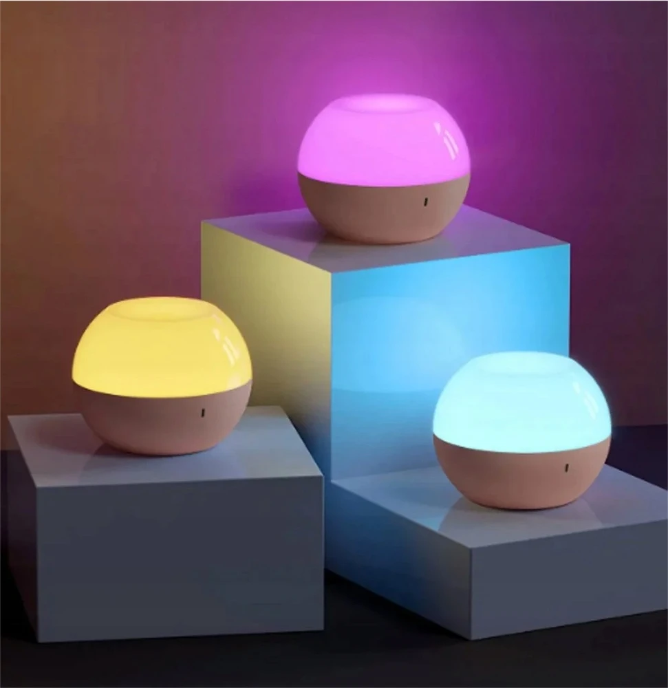 AUKEY LT-ST23 Rose MINI Naktinė lempa RGB LED DOTYKOWA WIELOKOLOROWA IP65