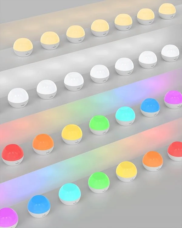 MINI RGB stalinis šviestuvas AUKEY LT-ST23 rožinė