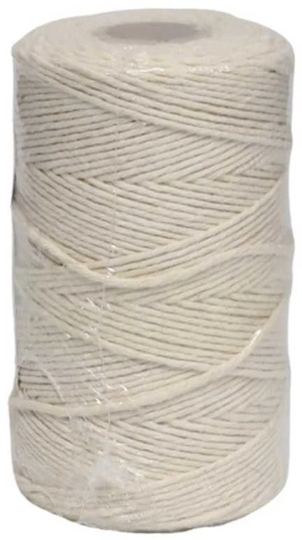 Lasso Aukla medvilninė balta 150m