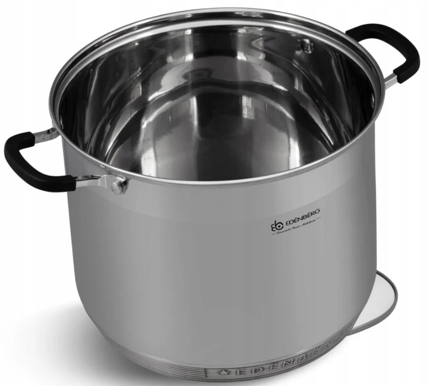 AUKŠTAS PLIENINIS PUODAS, SULTINIO PUODAS 28CM 13,5L EDENBERG