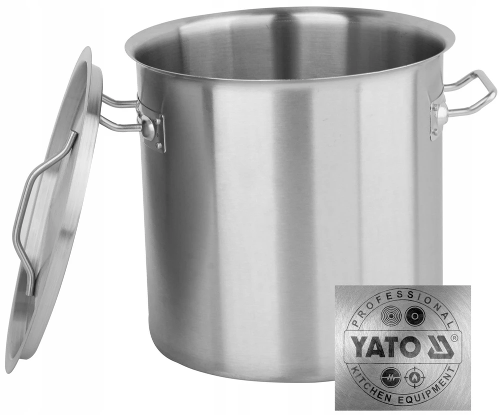 Yato Toya Sa Poland Aukštas nerūdijančio plieno puodas su dangčiu | Ø 28 cm | 280 × 280 mm | 17 l (YG-00013)
