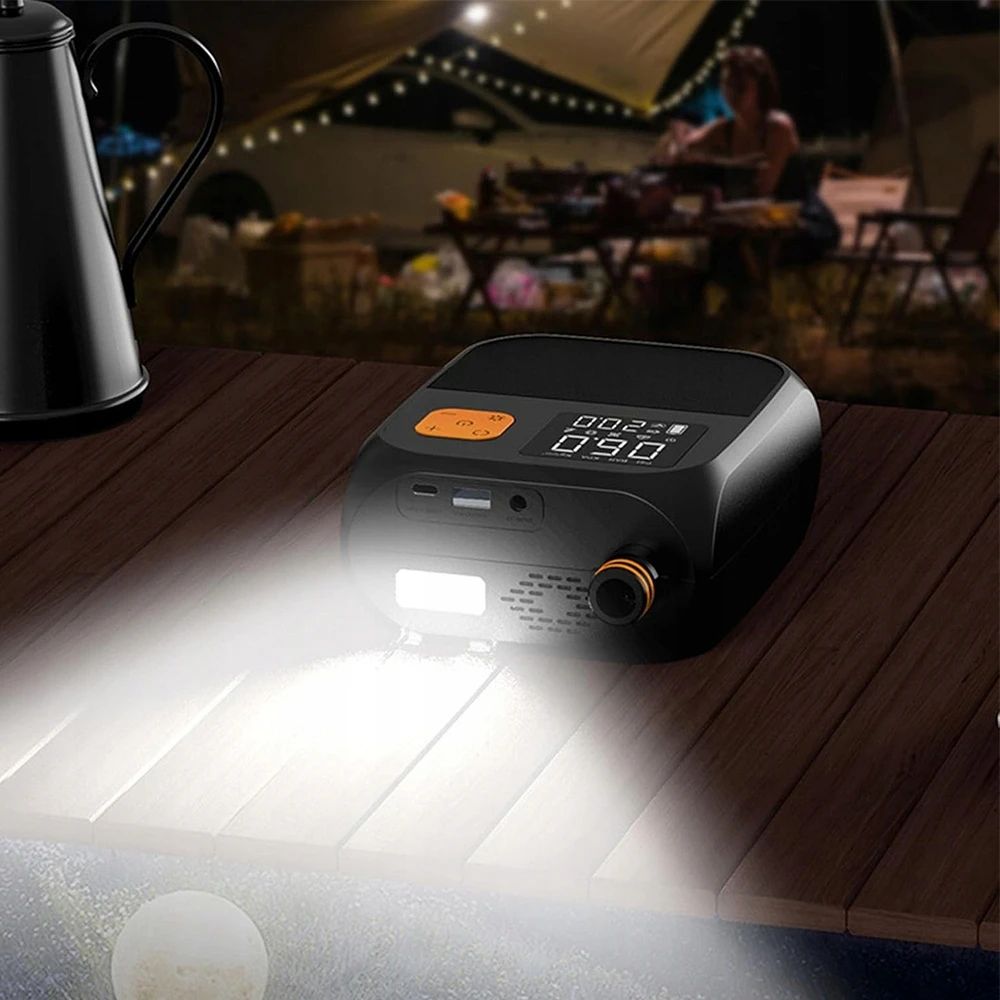 Aukšto slėgio skaitmeninis elektrinis SUP lentos siurblys 25PSI 8000mAh