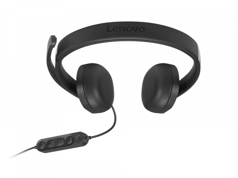 Lenovo su laidu VoIP Ausinės 5000 (Teams) | Su mikrofonu | USB Type-A, USB Type-C | Juodas