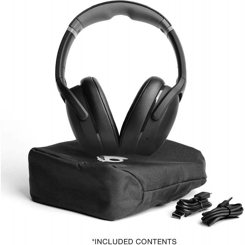 Skullcandy Crusher Evo „Sensory Bass“ ausinės su asmeniniu garsu, Juodos spalvos