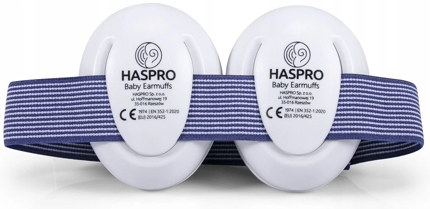 Haspro apsauginės ausinės kūdikiams mėlynos BE05B