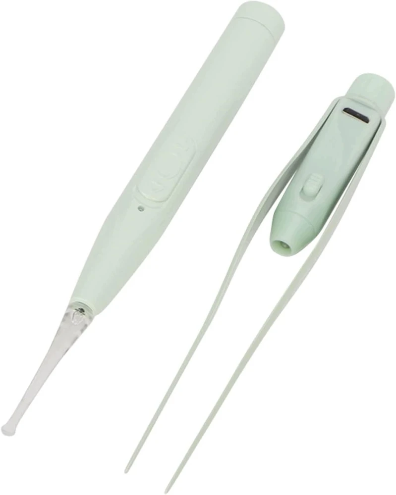 AUSŲ VALYMO RINKINYS EAURA LED ŠAKŠUTĖS TEEZERS USB CABLE KIDS