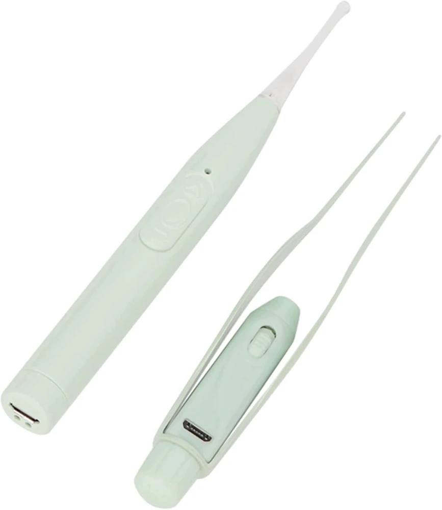 AUSŲ VALYMO RINKINYS EAURA LED ŠAKŠUTĖS TEEZERS USB CABLE KIDS