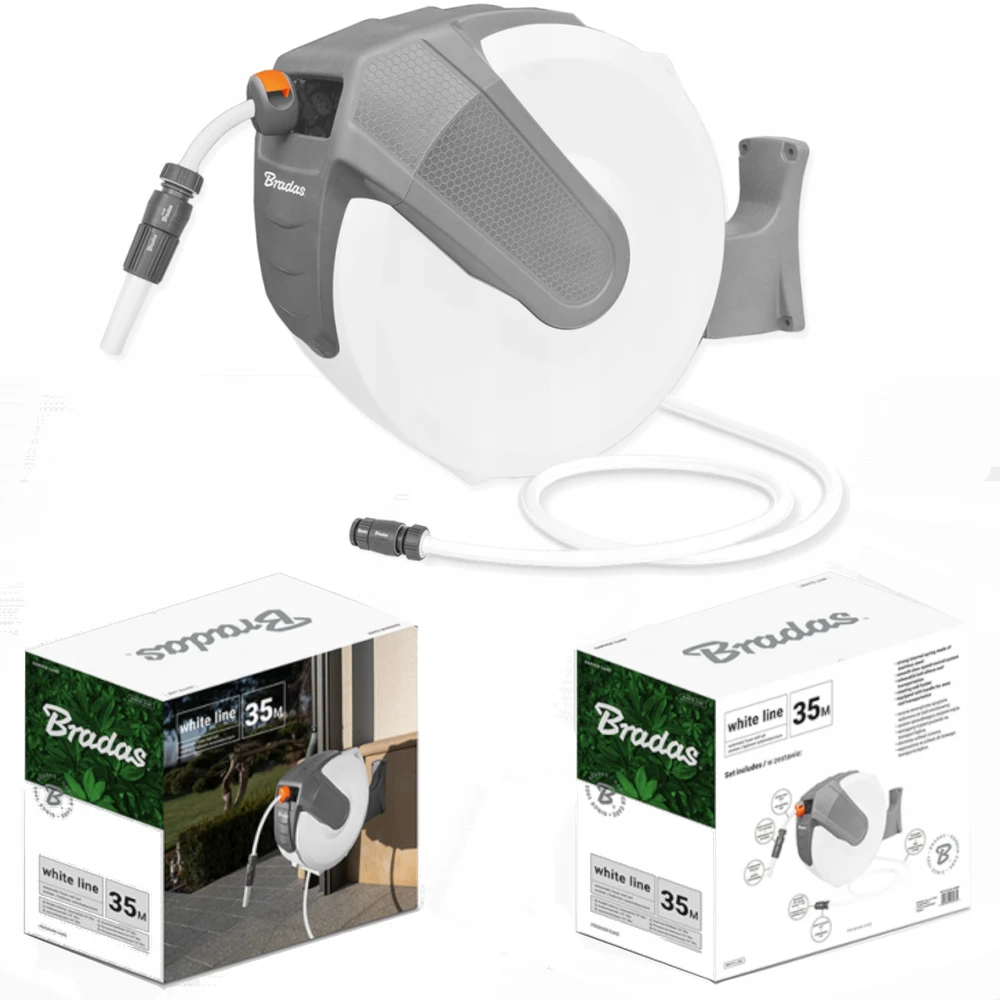 Automatinė žarnos ritė 1/2 35m Bradas WL-W6B35