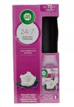 Air Wick Oro gaiviklio užpildas AW Fr’Matic Refill Sm.Satin&M.Lilly, 250ml