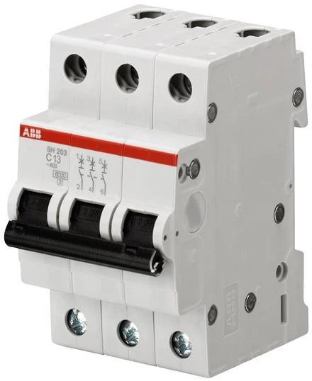 Automatinis jungiklis ABB SH203, 3P, C, 32A, 6kA