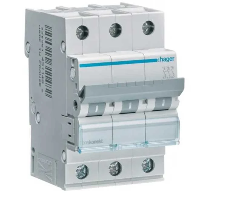 Automatinis jungiklis Hager MC332 (32A, 3P, 400V, 6kA)
