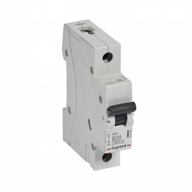 Automatinis jungiklis MCB RX3 Legrand 419137 (20A, 1P, 230V, 6kA)