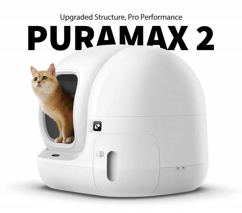 Savaime išsivalantis kačių tualetas-robotas PETKIT Pura Max 2