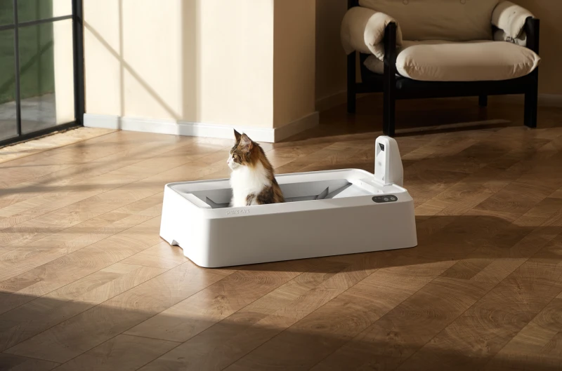 Automatinis katės tualetas Petkit Purobot Purobot Crystal Duo, Baltas