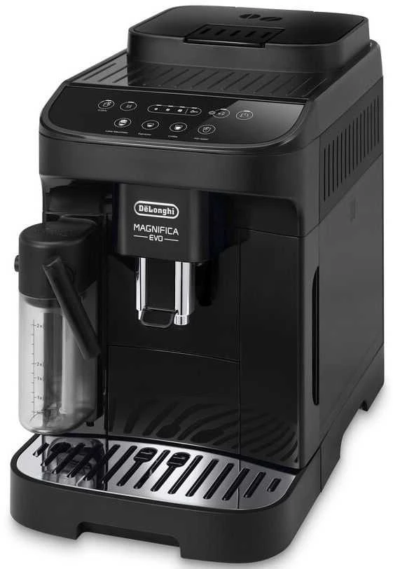 Kavos aparatas Delonghi | | ECAM290.51.B Magnifica Evo | Slėgis 15 bar | Su pieno plakikliu | Automatinis | 1450 W | Juodas