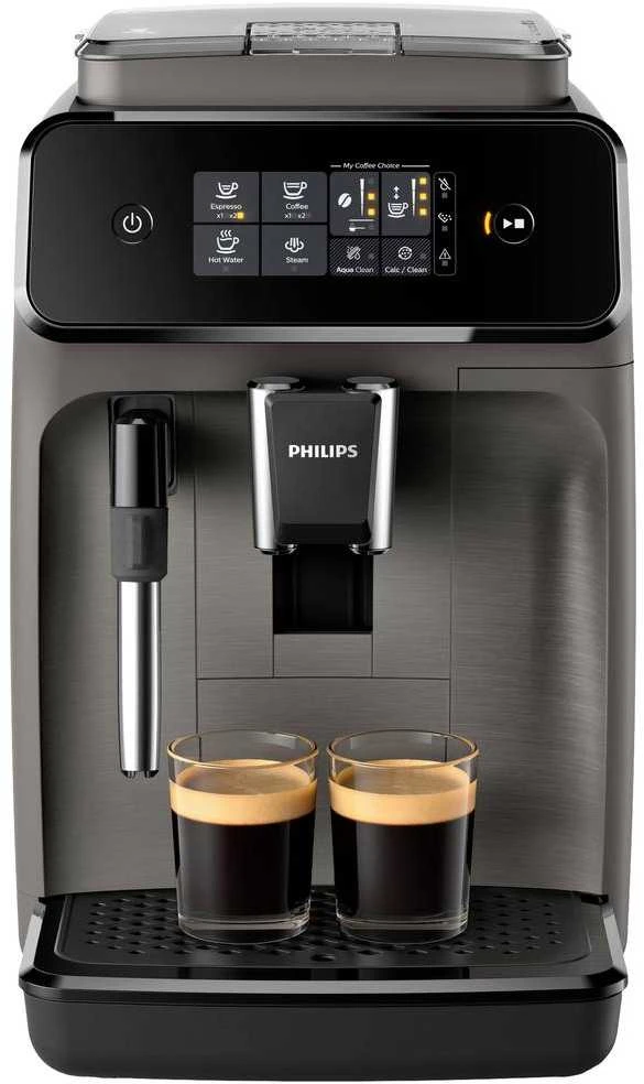 Kavos aparatas Philips | Espresso Series 1200 | EP1224/00 | Slėgis 15 bar | Su pieno plakikliu | Automatinis | 1500 W | Light Gray