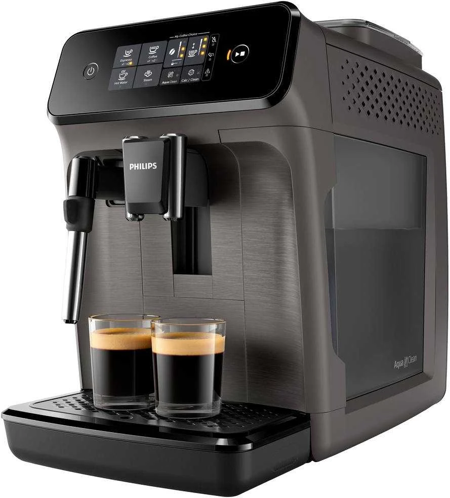 Kavos aparatas Philips | Espresso Series 1200 | EP1224/00 | Slėgis 15 bar | Su pieno plakikliu | Automatinis | 1500 W | Light Gray