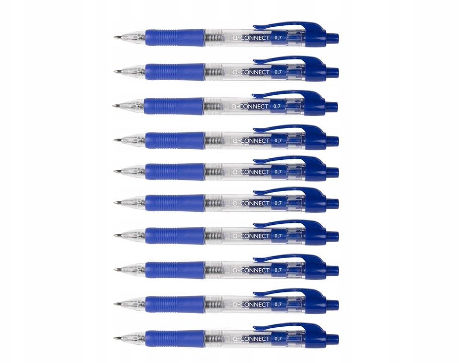 Automatinis mėlynas rašiklis 0,7mm Q-connect